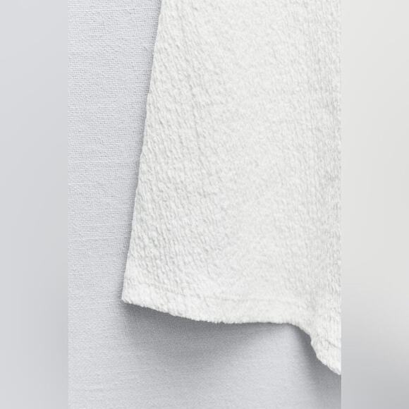 Zara ASYMMETRICAL SKIRT IN RIBBED FABRIC - Picture 10 of 15